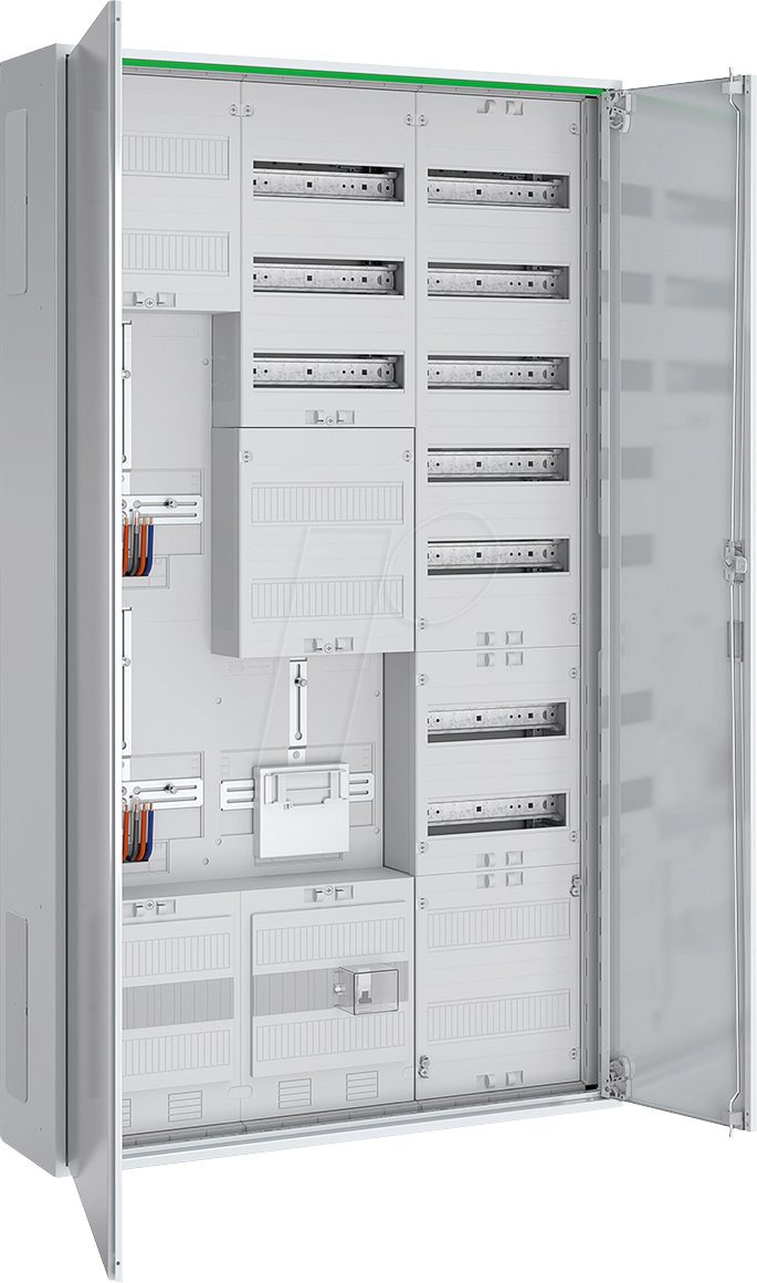 4015153832084 - ABNRS309Z1412 - Zählerschrank 2 Zähler 3-Punkt 1 APZ 1 Schiene 1 Wärmepumpe
