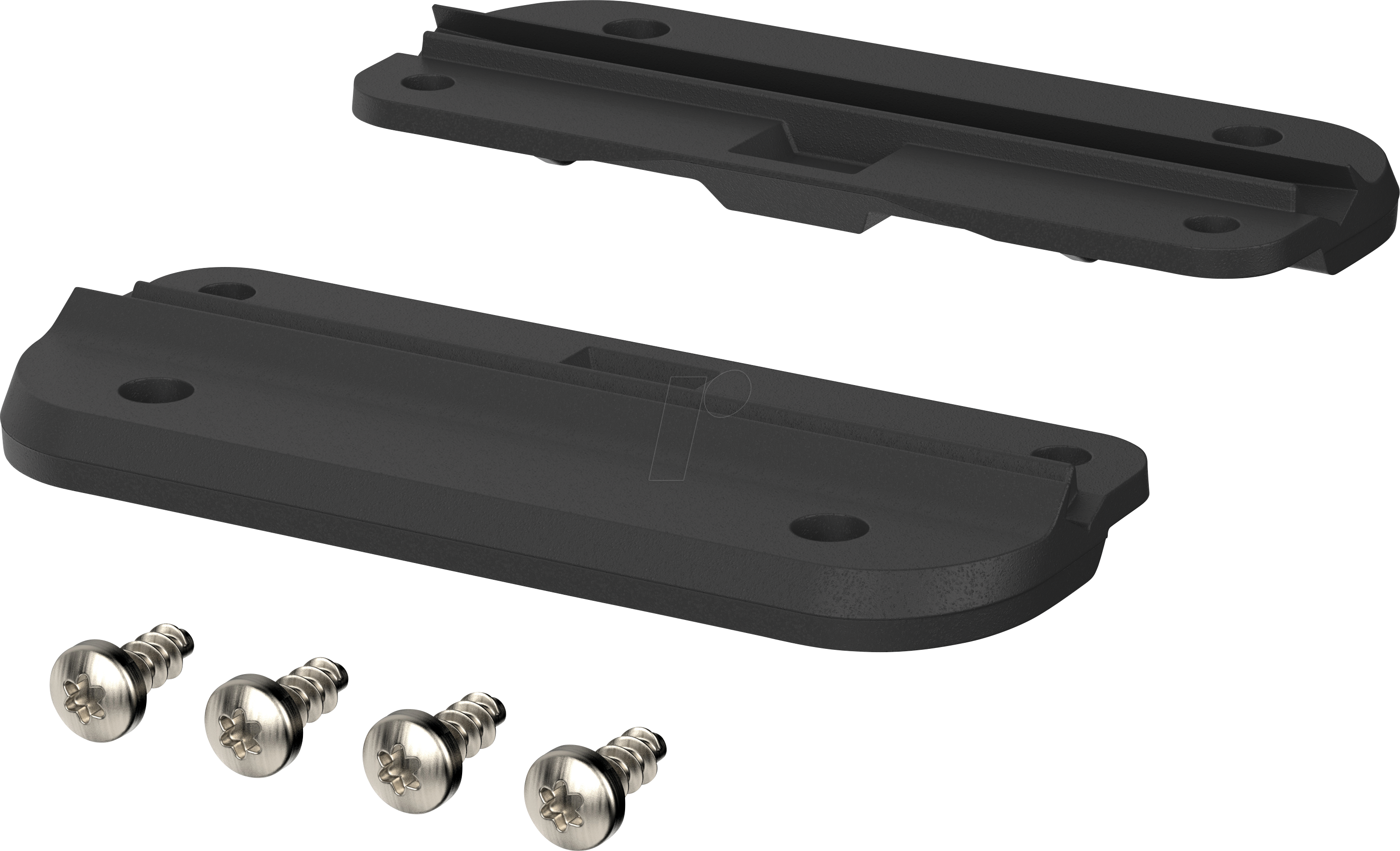 4058545495115 - BA 48800205 - BoVersa Wandlaschen für 120903 rückseitig anschraubbar schwar