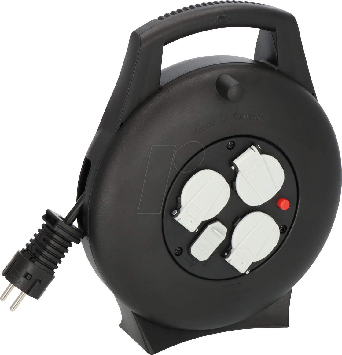 4007123688272 - BRE 1093900600 - Mini Kabeltrommel Vario Line Kabelbox USB 10 m Kabel schwarz