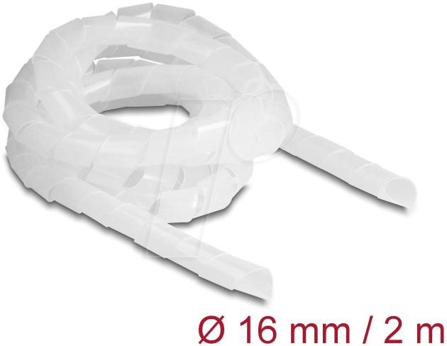 4043619190584 - DELOCK 19058 - Spiralschlauch flexibel 2 m x 16 mm transparent 4043619190584 - DELOCK 19058 - Spiralschlauch flexibel 2 m x 16 mm transparent