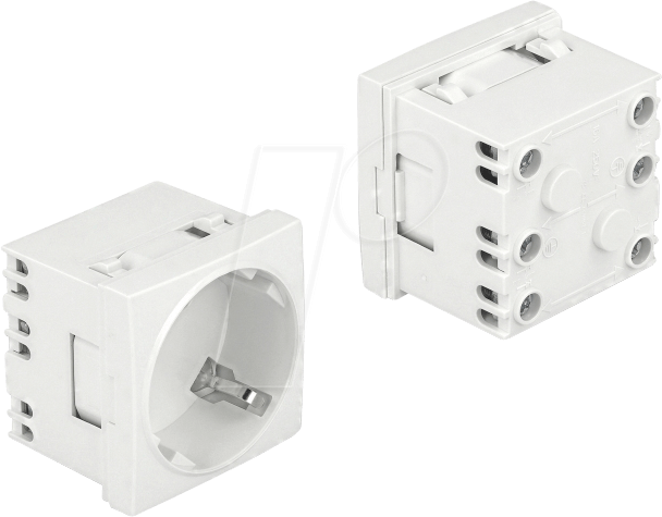 4043619813247 - DELOCK 81324 - Easy 45 Schutzkontakt-Steckdose  45° erweiterbar 45 x 45 mm 10