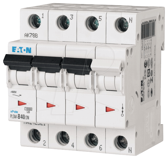 4015082425470 - EATON 242547 - Leitungsschutzschalter 3P+N Char C 40 A 4015082425470 - EATON 242547 - Leitungsschutzschalter 3P+N Char C 40 A
