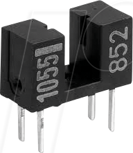 EESX1055 - Gabelkoppler, 5,4 mm, THT