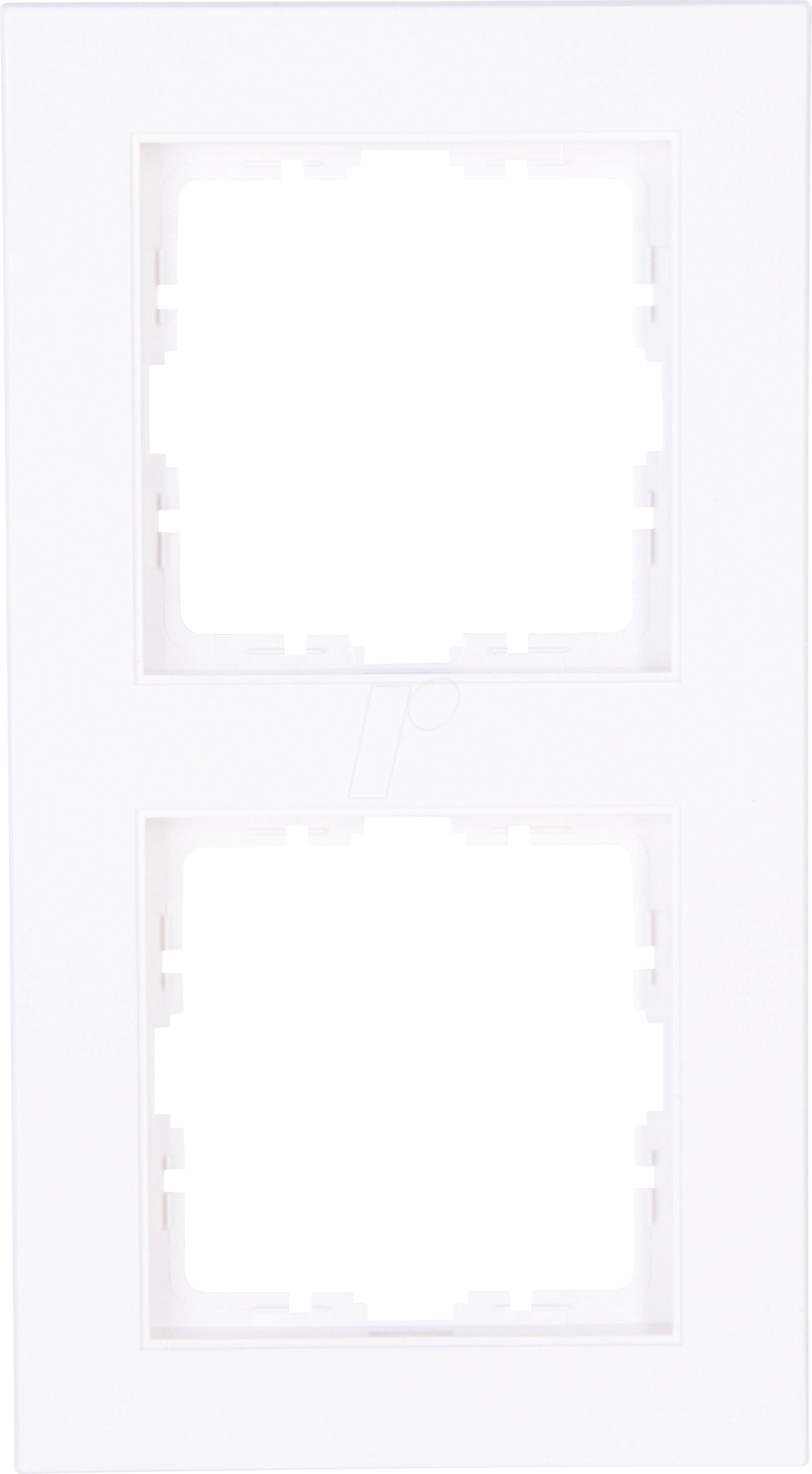 4008224670234 - Kopp HK07-Abdeckrahmen 2-fach 402632005 Farbearktisweiß matt
