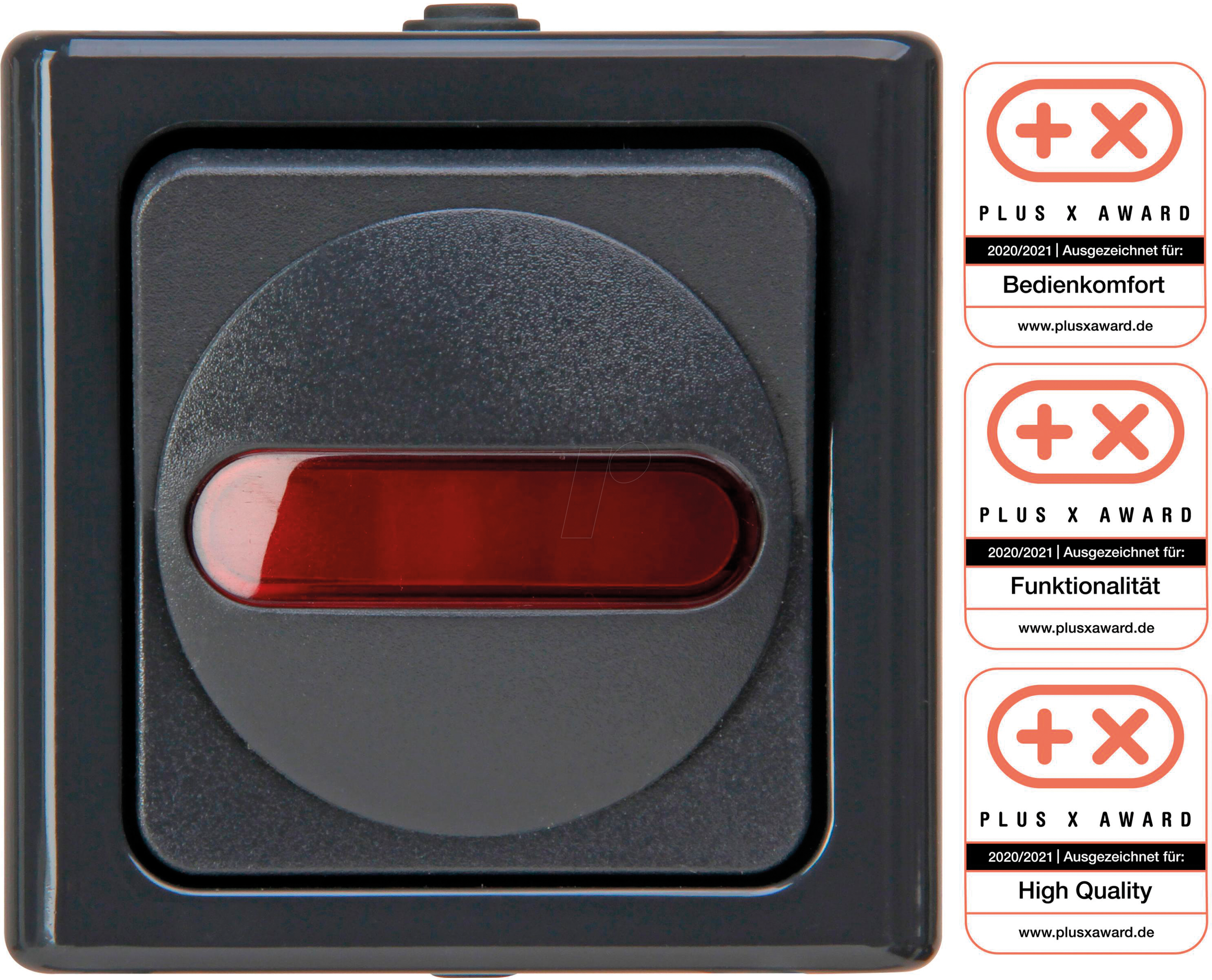 4008224654678 - EL BE 561615008 - BLUE ELECTRIC - Kontrollschalter anthrazit 4008224654678 - EL BE 561615008 - BLUE ELECTRIC - Kontrollschalter anthrazit