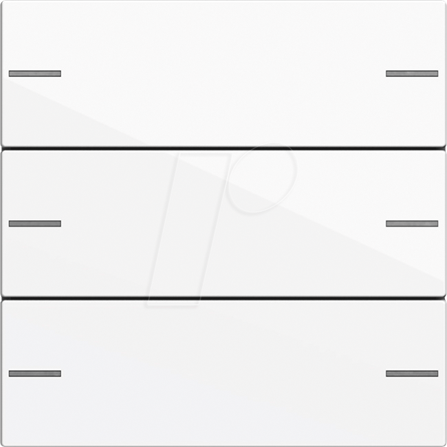 4010337111528 - GIRA 575303 Wippenset 3fach Tastsensor4 System 55 Reinweiß glänzend