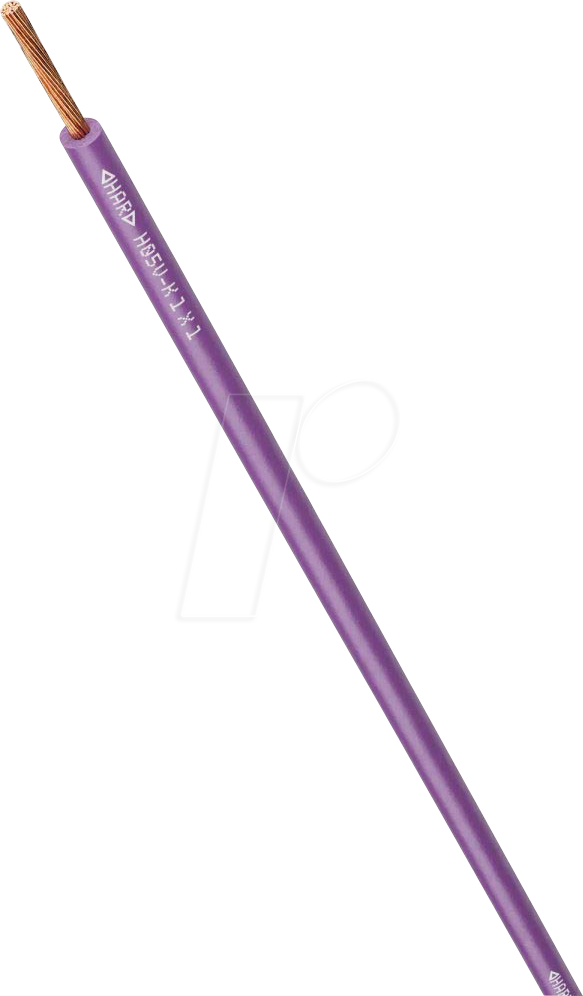 H05VK 0,5VT-100 - Schaltlitze H05V-K, 0,5 mm², 100 m, violett