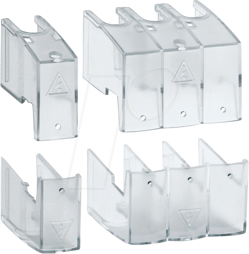 3250613140724 - HAGER HZC212 - Klemmenabdeckungen 4polig