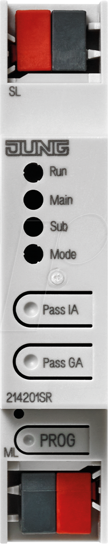 4011377322073 - JG 21420 1S R - KNX Bereichs- Linienkoppler REG 1 TE Secure