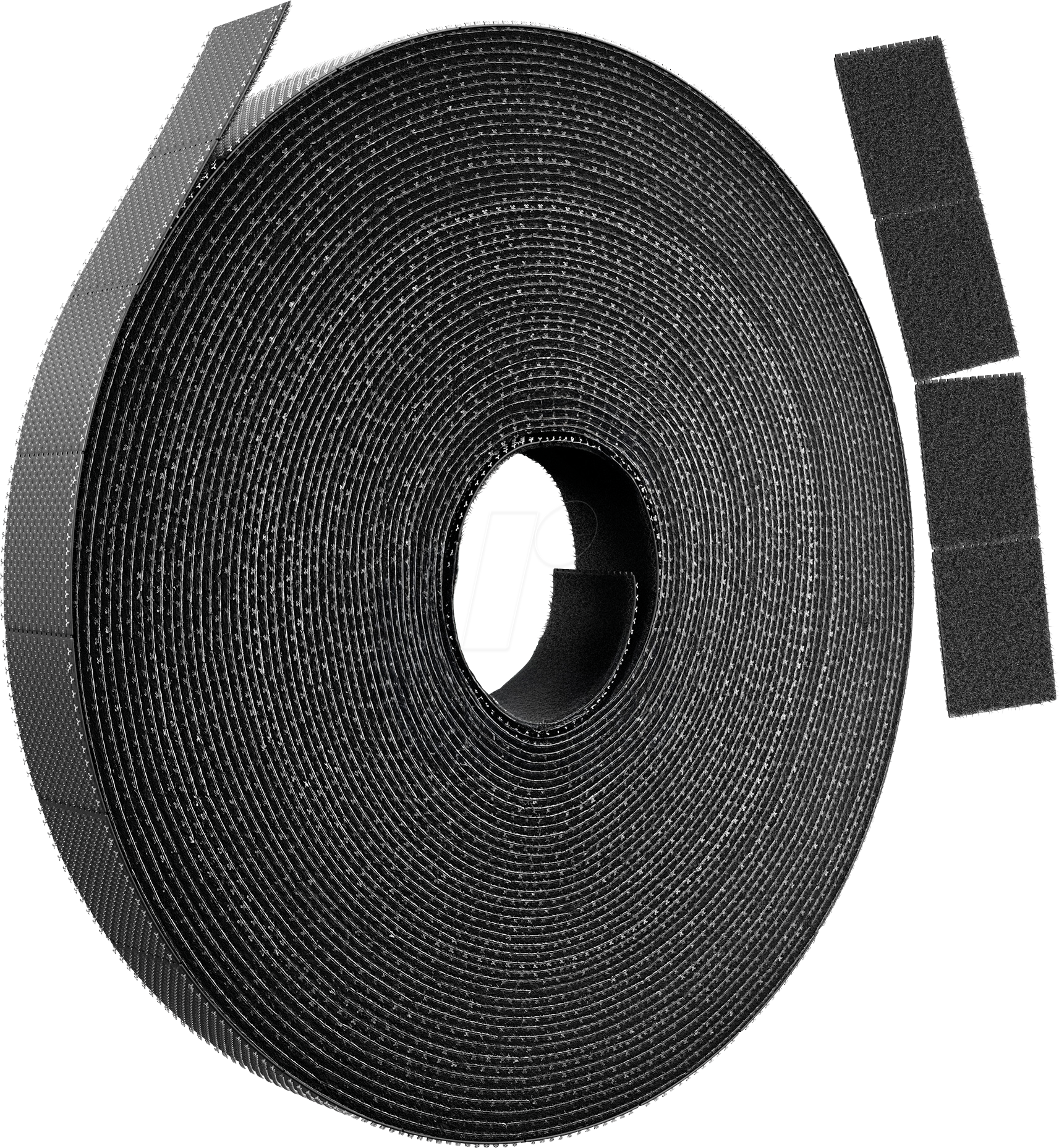 4260162071676 - LTC RIP STRAP Klettbandrolle abreißbar schwarz 10m