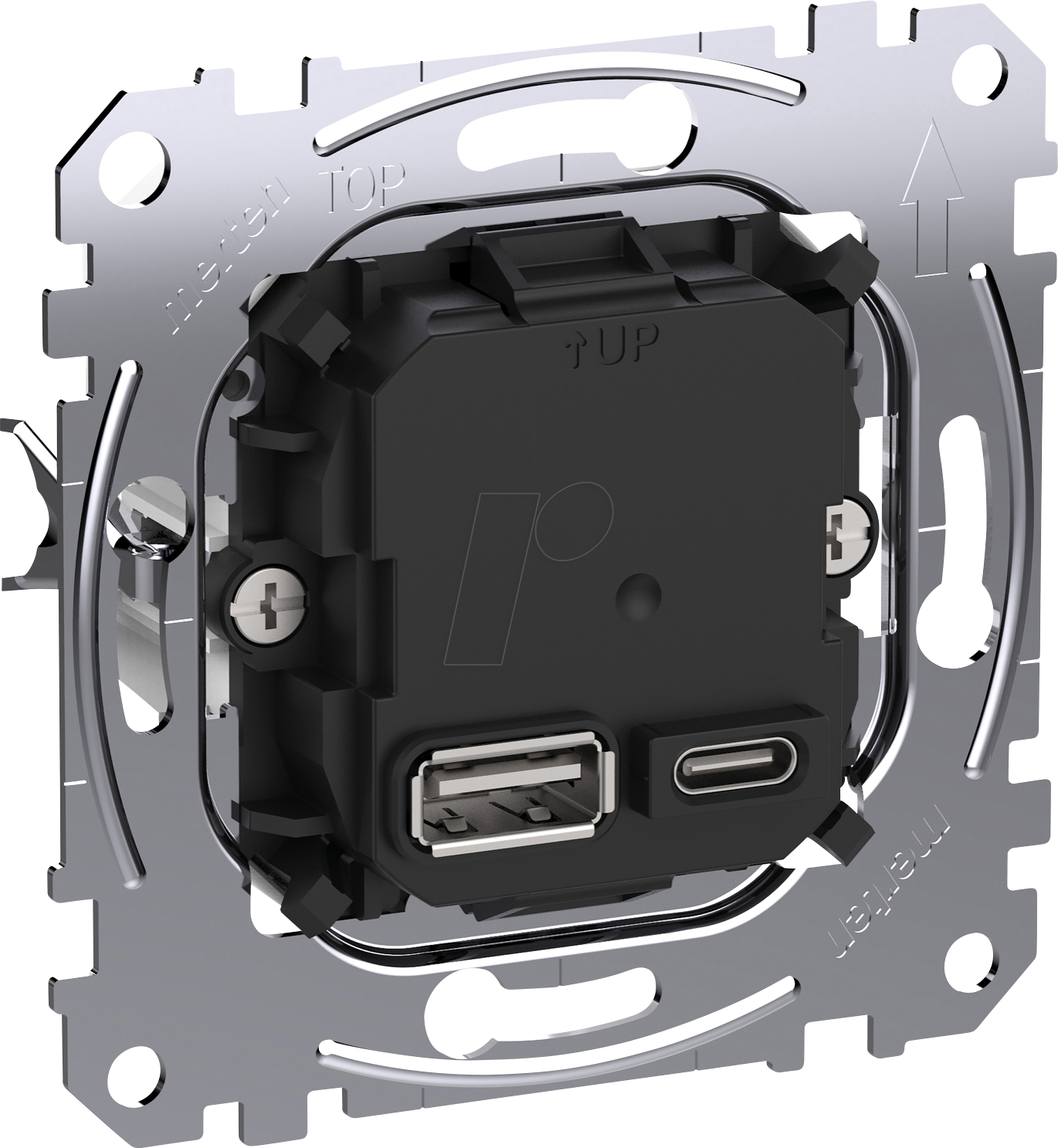 ME MEG4366-0120: USB charging station insert, type A + C, high