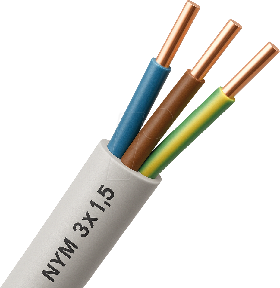 NYM J3X1,5 100M - Mantelleitung NYM-J - 3 x 1,5 mm², 100 m