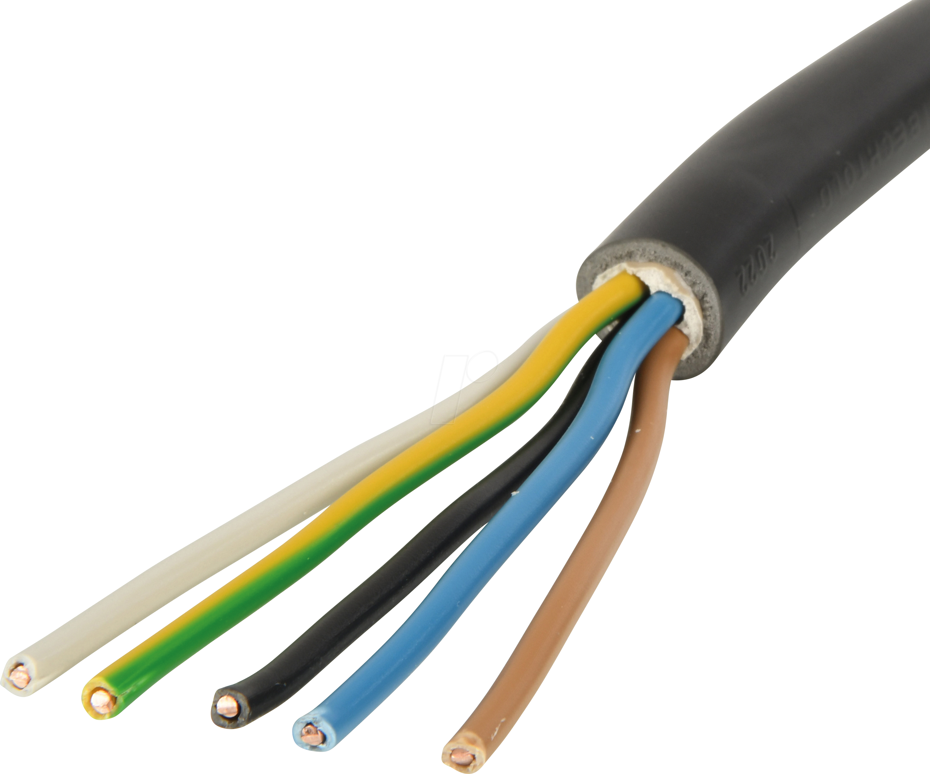 NYY-J 3X2,5 100: Underground cable NYY-J, 3x2.5 mm², 100 m at reichelt  elektronik