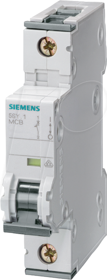 4001869245874 - 1-polig SIEMENS Leitungsschutzschalter 230 400V 6kA 1-polig B 10A T=70mm 5SY61106 4001869245874