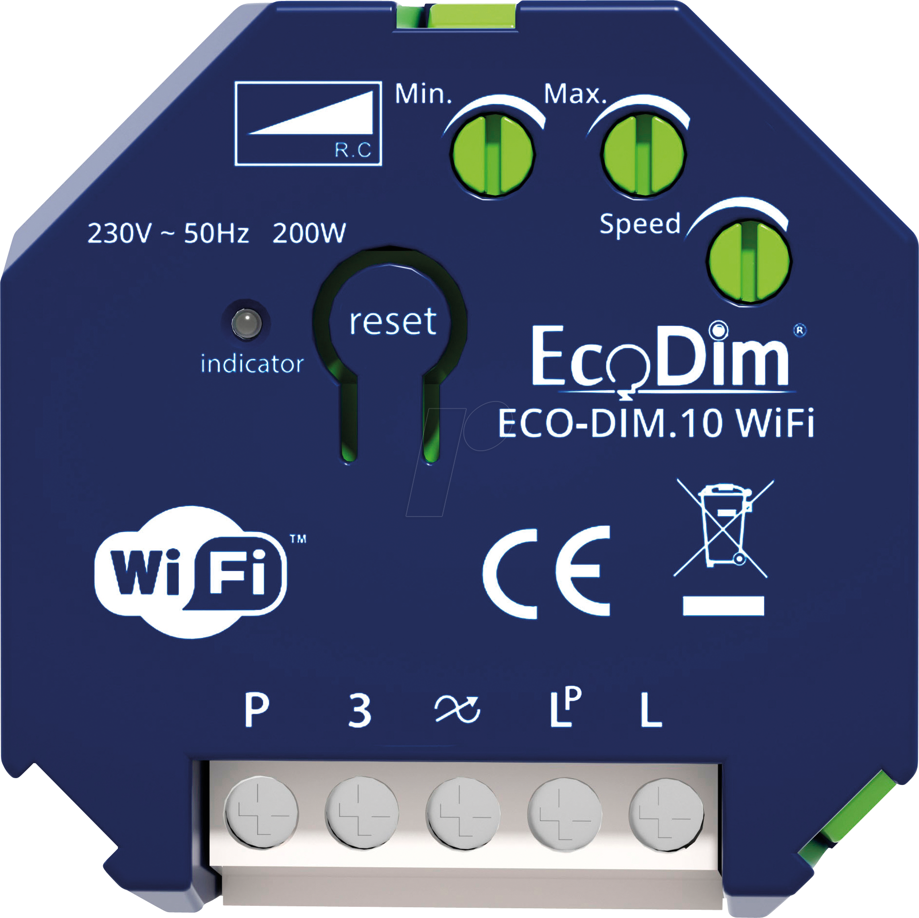 8719322373564 - ECO-DIM10-WIFI - LED-Dimmermodul 200 W Phasenabschnitt (RC) Wifi