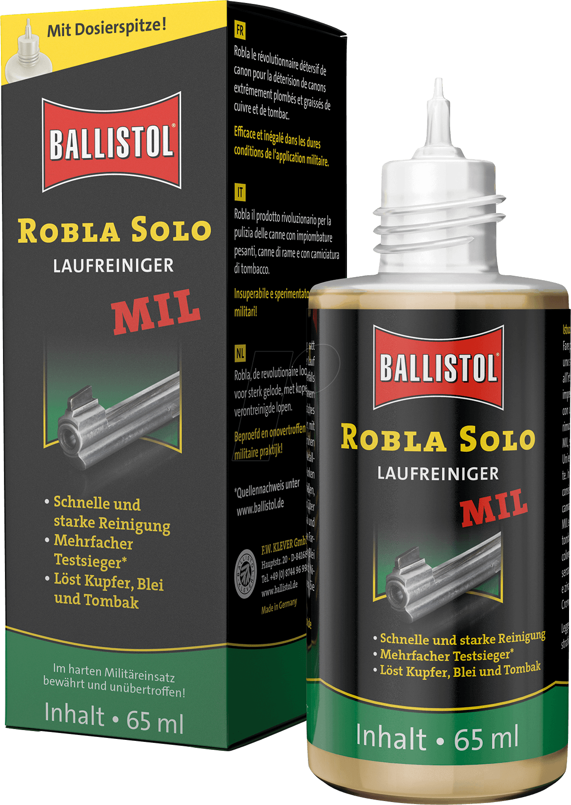 BALL 23532 - Laufreiniger Robla Solo MIL, 65 ml