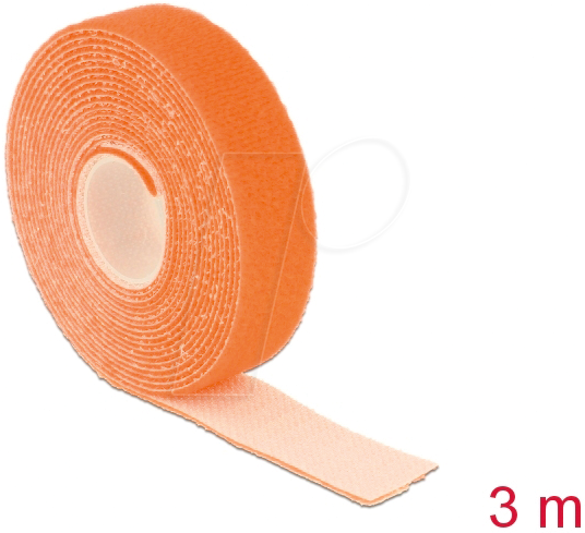 4043619187461 - ZE-KOM Kabelbinder Klettverschluss 1 Stk L3 m x B20 mm Rolle 18746