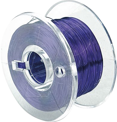 DON LD10-6 - Cu Lackdraht, Ø 0,10mm, 100m, violett