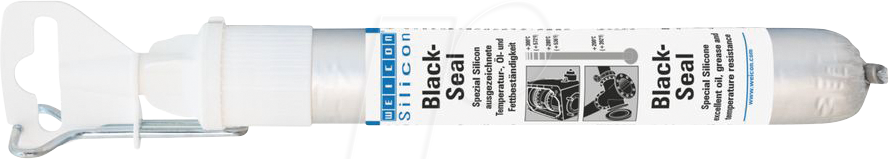 4024596022365 - Black-Seal Spezialsilikon | dauerelastischer Dichtstoff für öl- oder fettbeständige Bereiche - schwarz