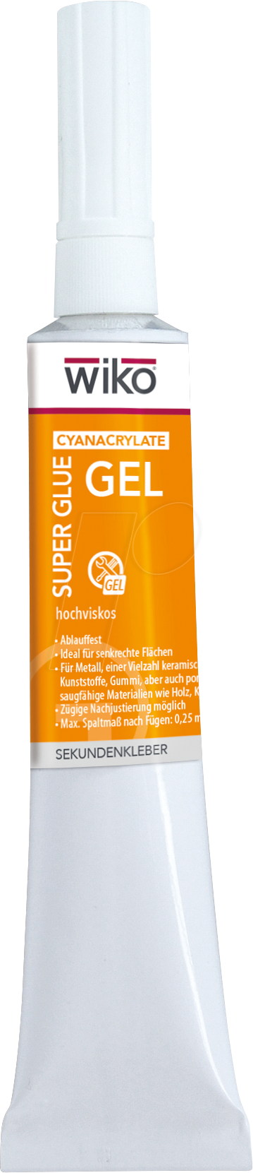 4041464000829 - WIKO SGG 20 - Sekundenkleber Gel Super Glue G 20 länger aushärtend 20 g