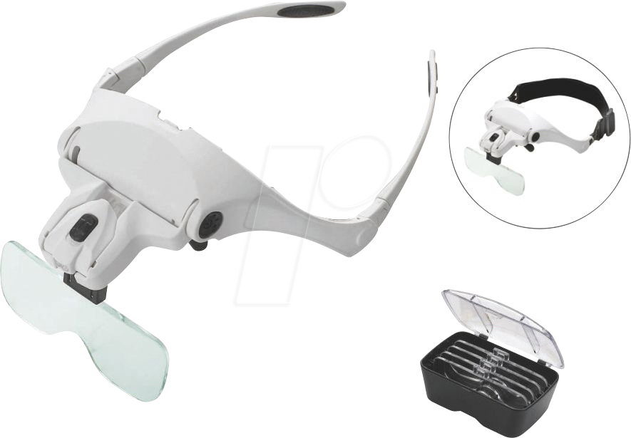 Image of ANMAS 9892B2 - Lupenbrille, LED mit 5 Linsen