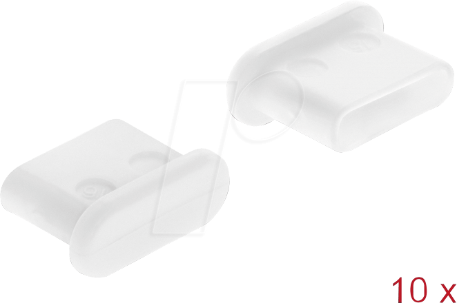 4043619640959 - DELOCK 64095 - USB-C Staubschutz Buchse ohne Griff 10 Stück weiß 4043619640959 - DELOCK 64095 - USB-C Staubschutz Buchse ohne Griff 10 Stück weiß