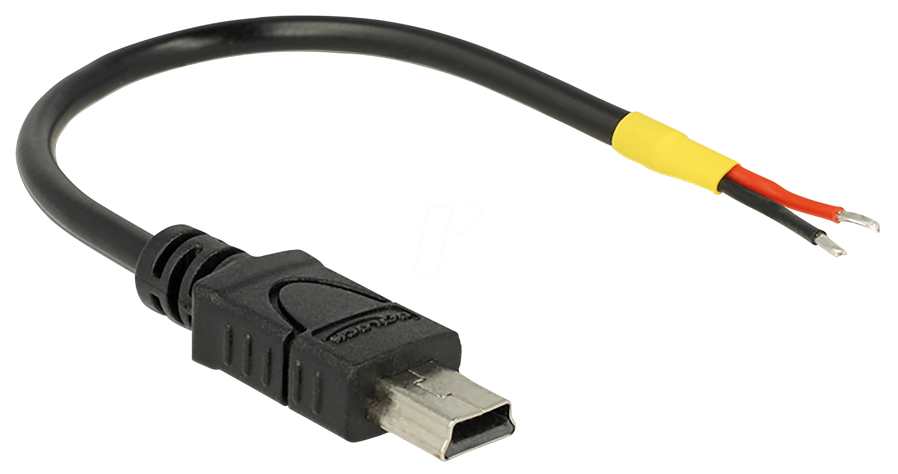Goobay 0.6 m 2 x USB A/Mini USB B 0,6 m, Mini-USB B, 2 x USB, 2.0, Macho/Macho, Negro Cable USB 
