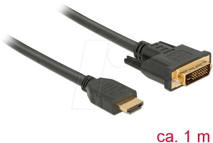 4043619856527 - Kabel dvi 24+1 Stecker hdmi-a Stecker 10 m (85652) - Delock 4043619856527 - Kabel dvi 24+1 Stecker hdmi-a Stecker 10 m (85652) - Delock