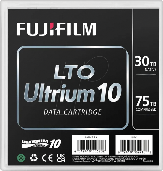 FUJI LTO 10 - LTO ULTRIUM 10 Band, 30 TB (75 TB), Fuji