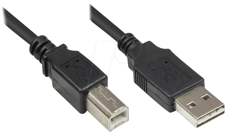 GC 2510-EU02 - USB 2.0 Kabel, EASY A Stecker auf B Stecker, 2 m