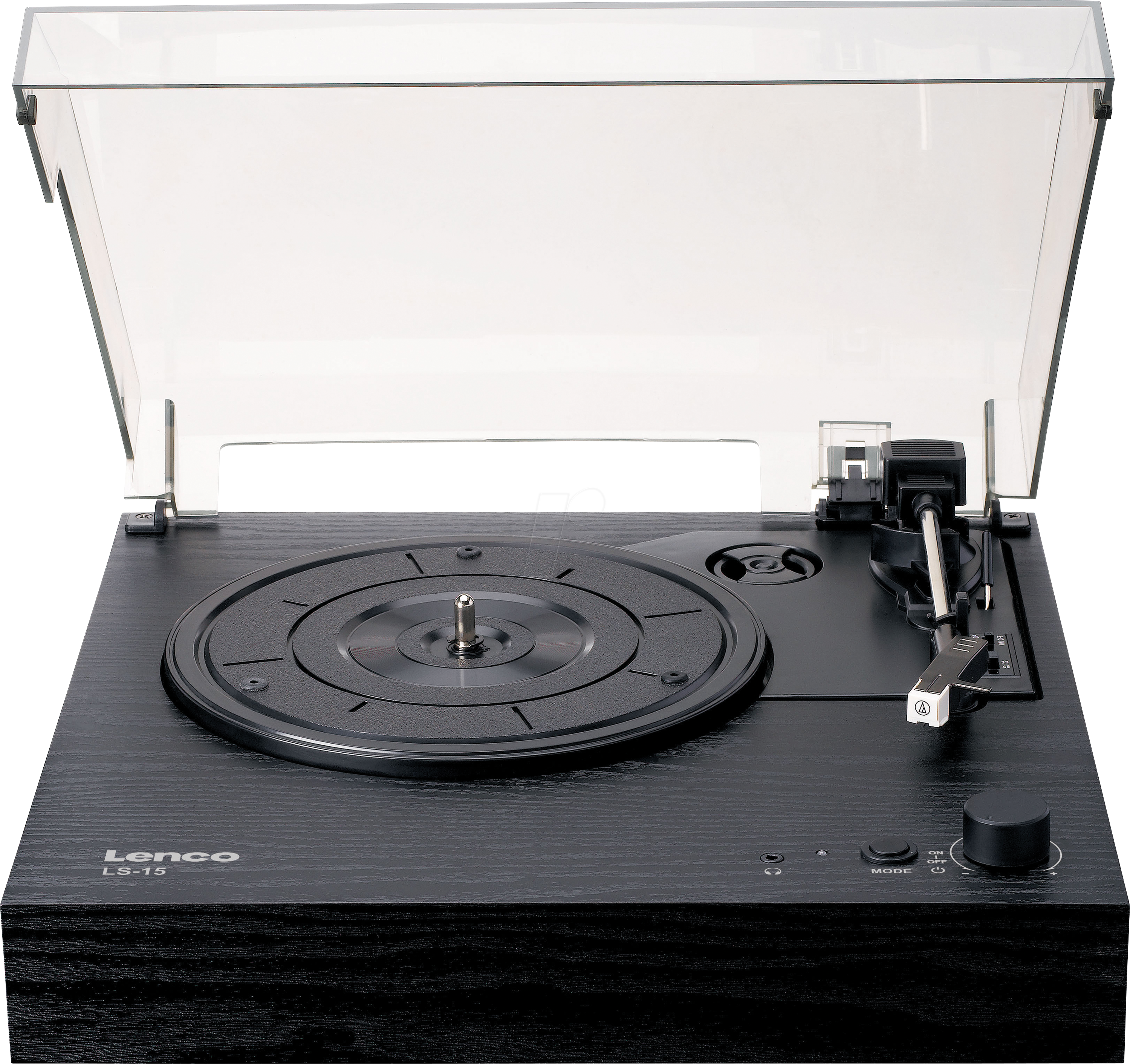 LENCO LS-15BK - Plattenspieler, Bluetooth, schwarz