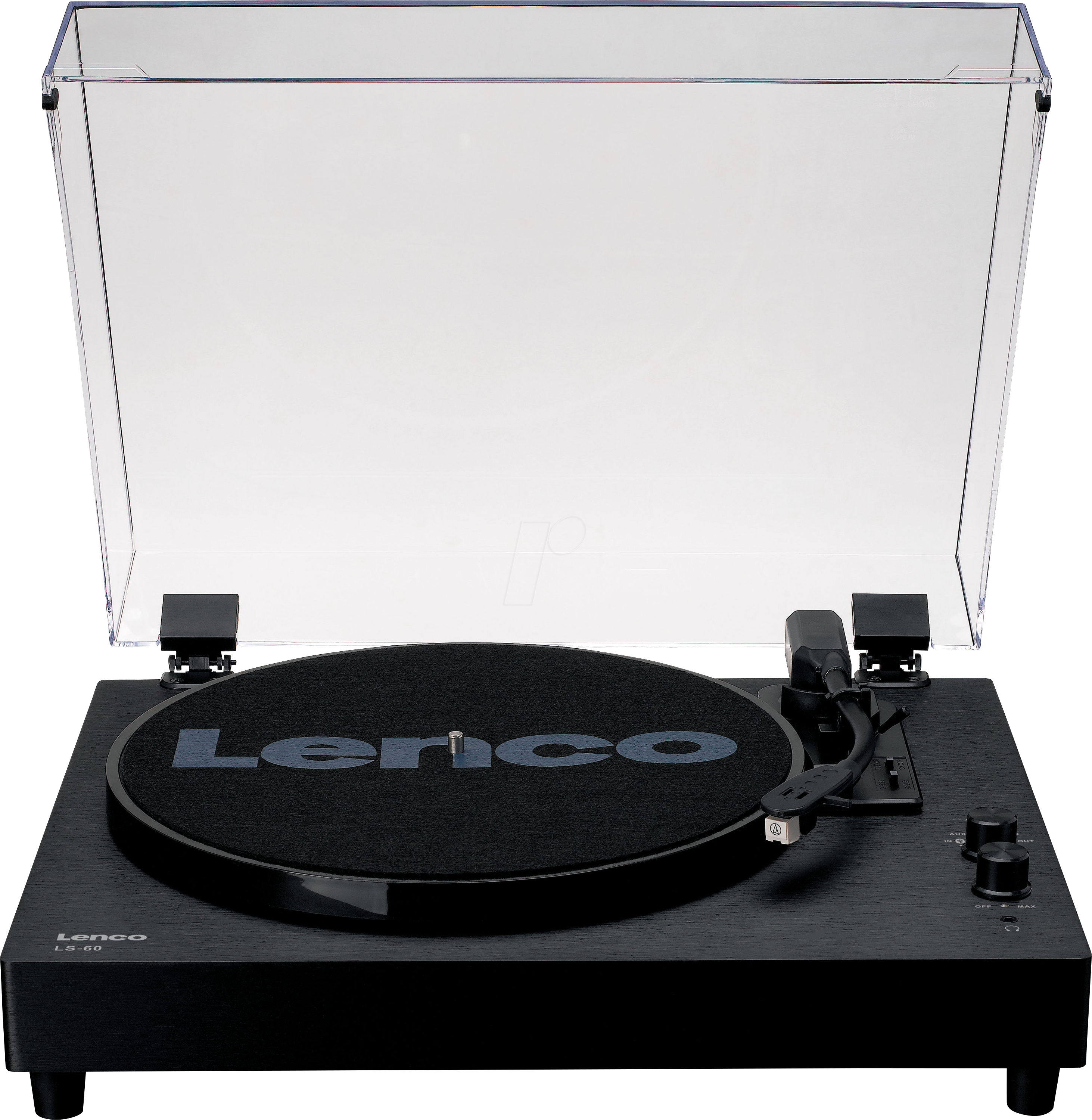 LS-60BK Plattenspieler aus Holz mit eingebauten Lautsprechern und Bluetooth®