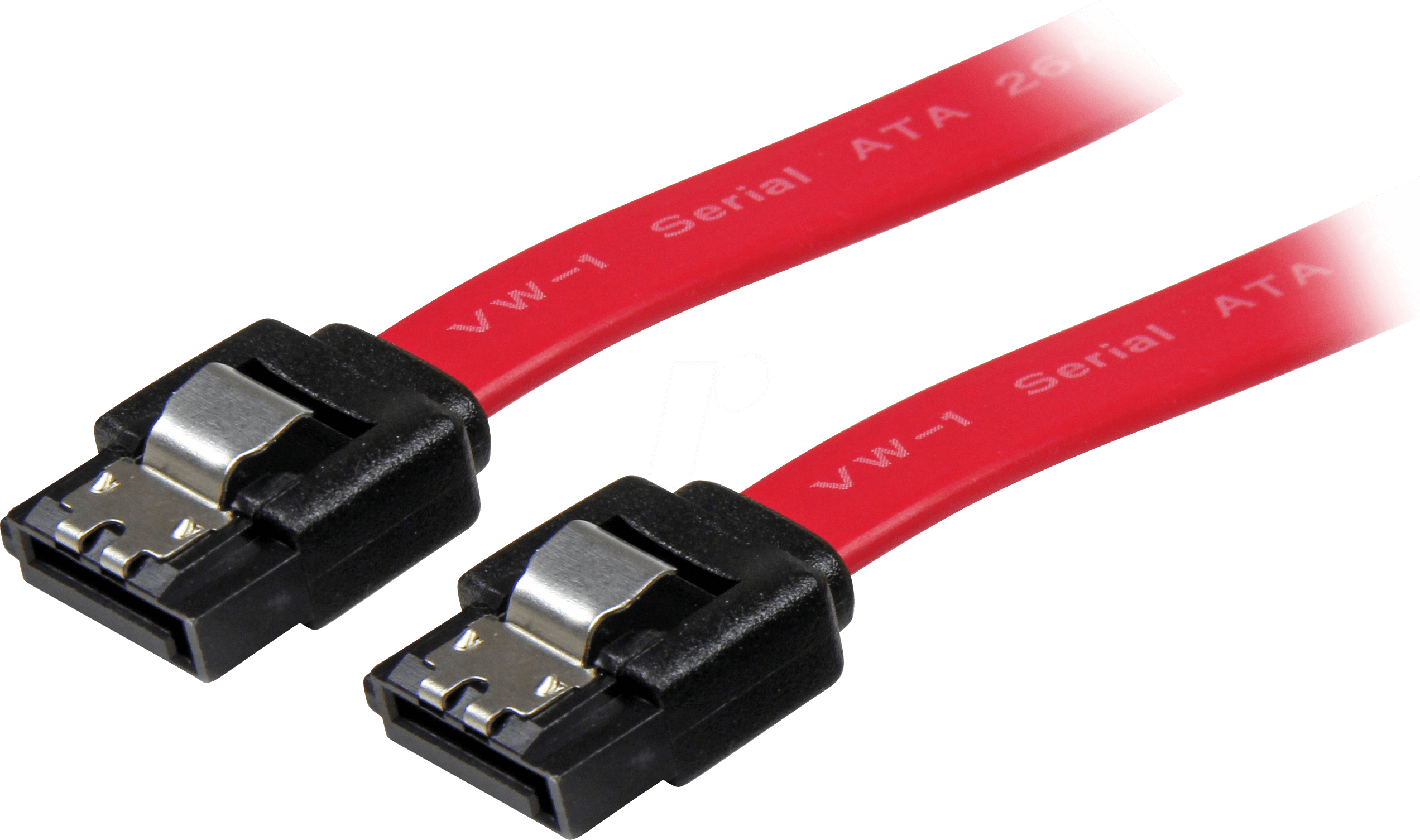 ST LSATA12: Cable SATA 6 Gb - s fe. > SATA fe., 30 cm, red, Metal