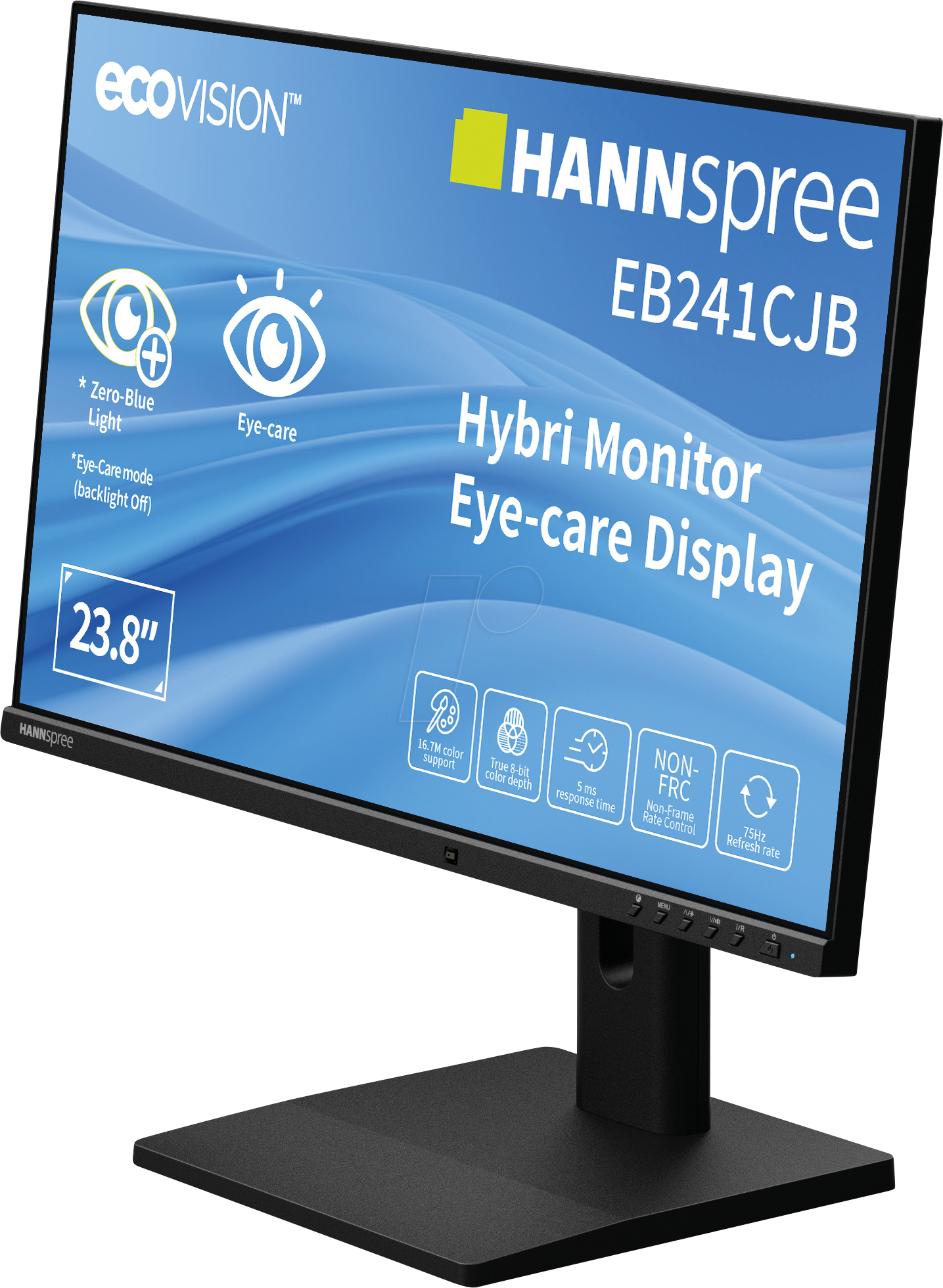 Image of 24" HANNspree Hybri - LED monitor - Full HD (1080p) - 23.8"