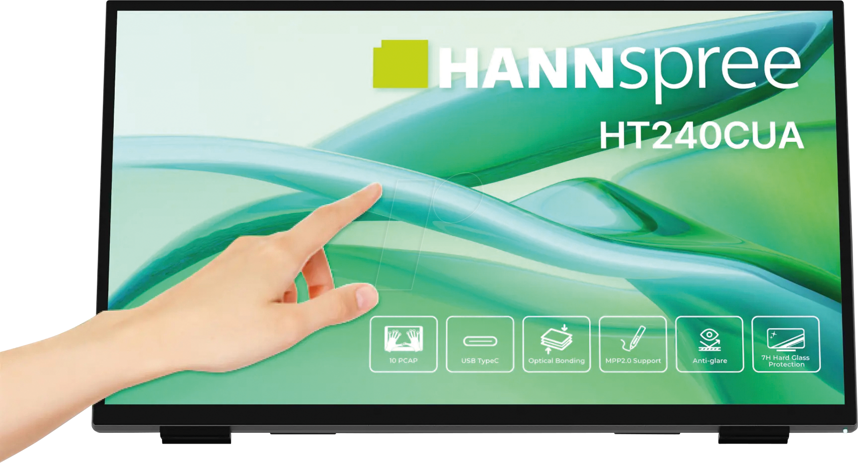4711404024719 - HANNS HT240CUA - 605cm Touchmonitor 1080p USB-C Hartglas