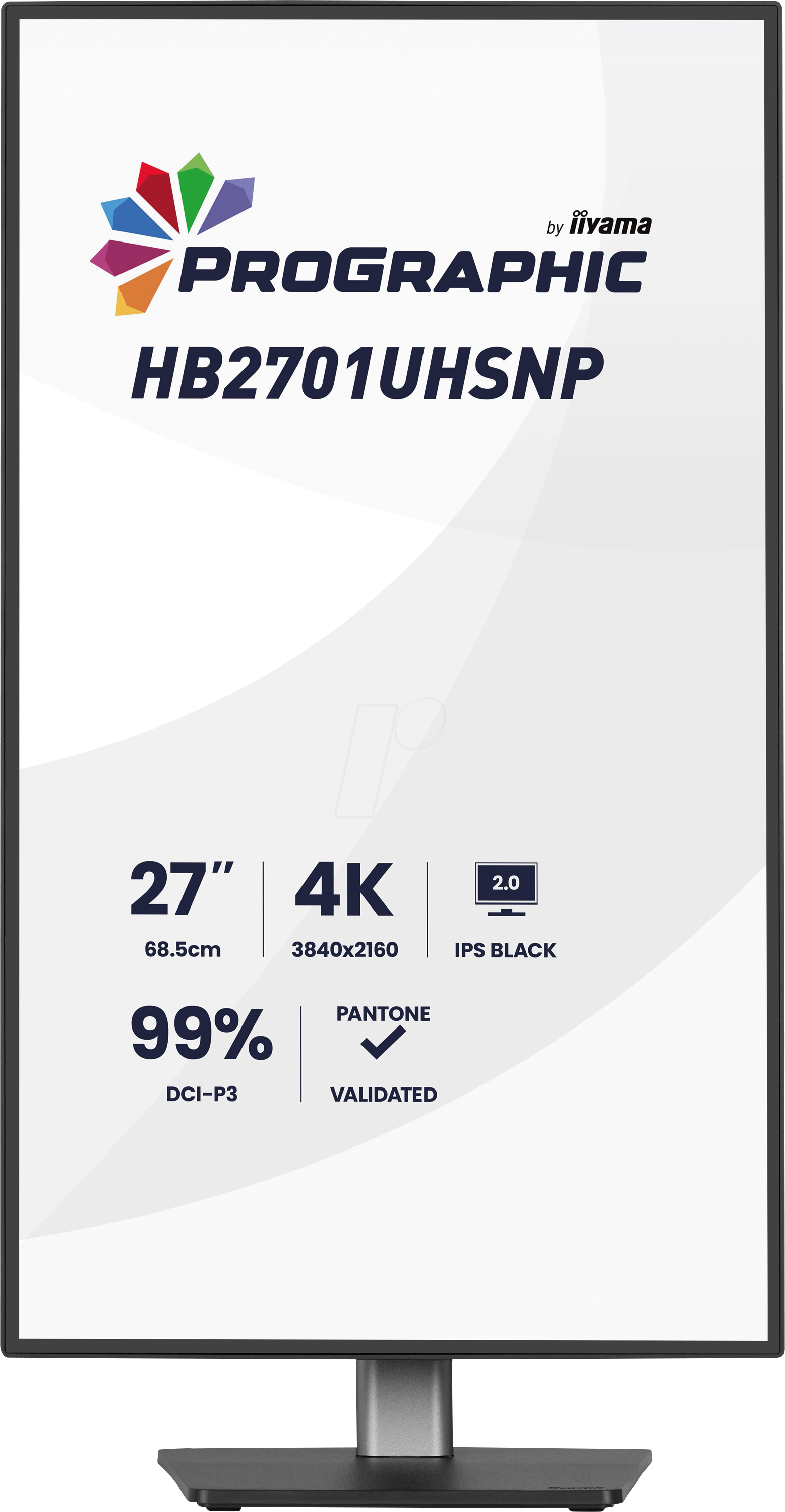 4948570125401 - IIY HB2701UHSNPB - 69 cm Monitor 4K UHD USB-C Pivot Lautsprecher