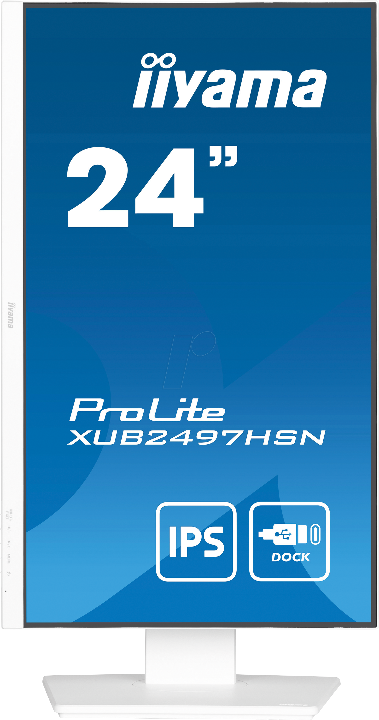 IIY XUB2497HSNW1 - 61cm Monitor, 1080p, Lautsprecher, USB-Dock, LAN, Pivot