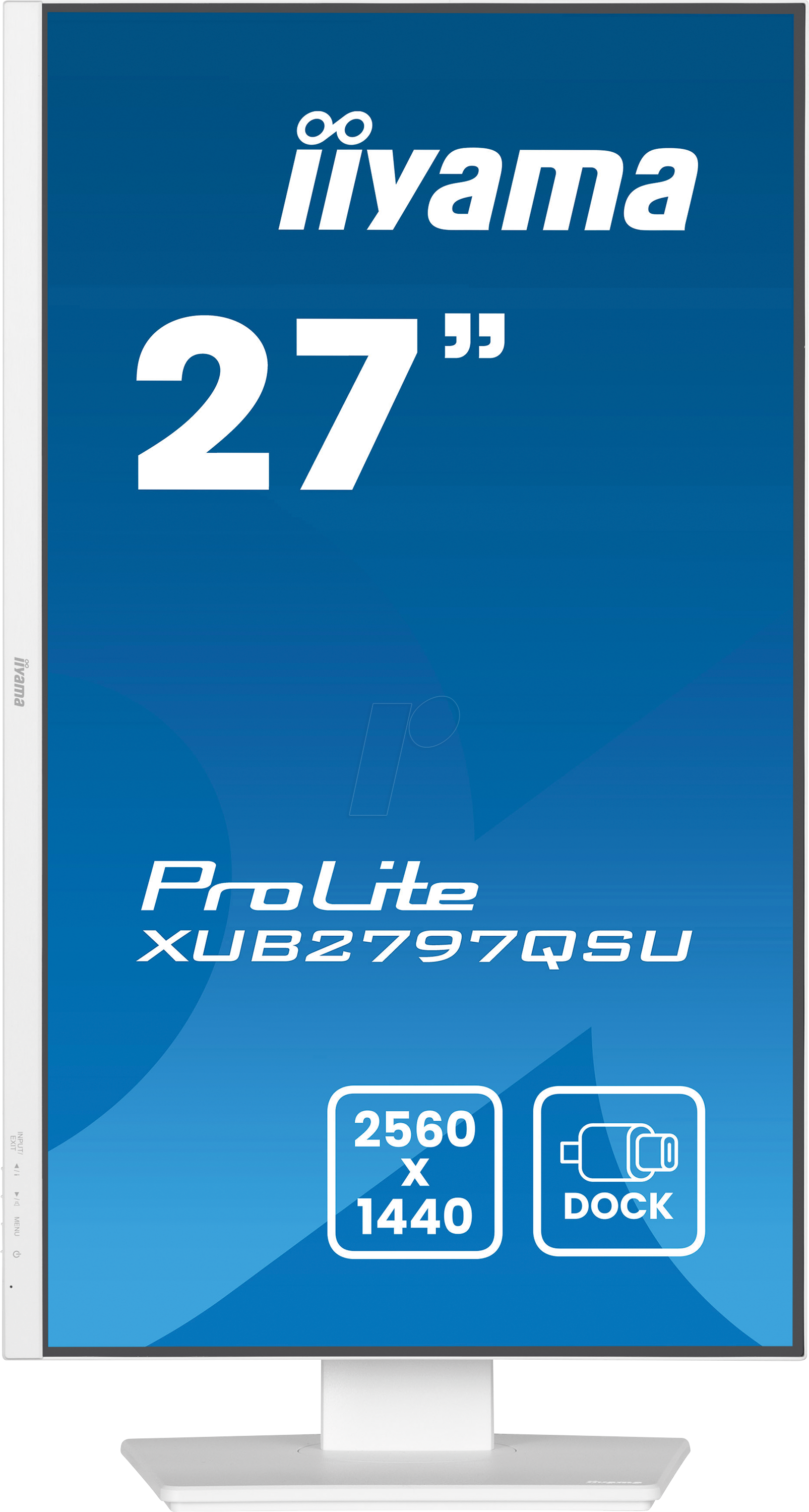 Iiyama ProLite XUB2797QSU-W2 27" QHD IPS, 100Hz, HDMI, DisplayPort, USB-Hub