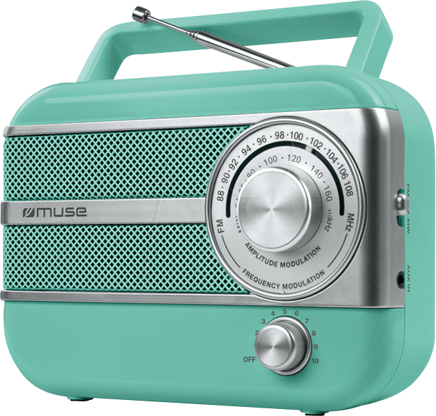 MUSE M-056 AG - Kofferradio M-056 AG, türkis