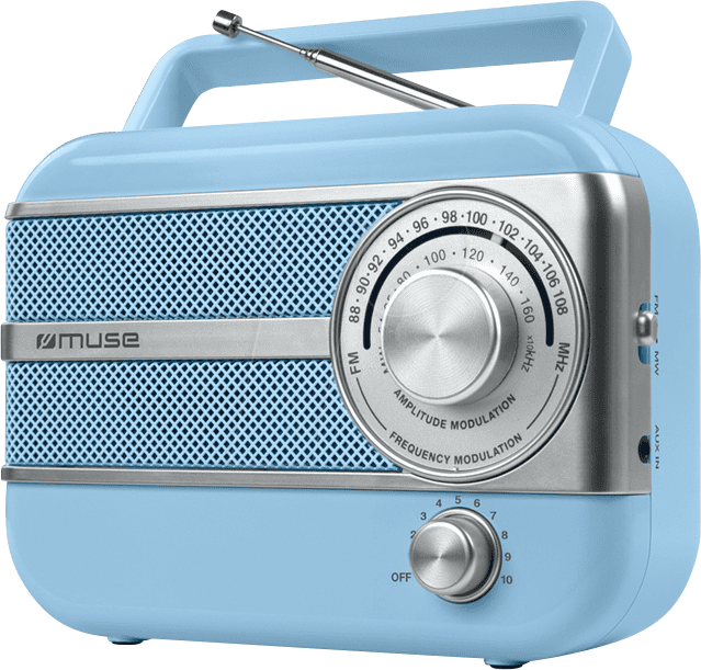 MUSE M-056 VB - Kofferradio M-056 VB, blau
