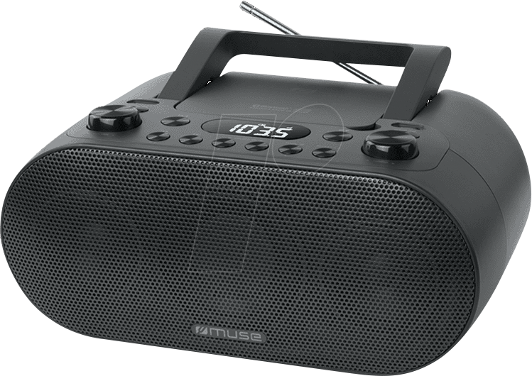 MUSE M-35BT - Boombox, M-35 BT mit Radio, CD, USB und Bluetooth