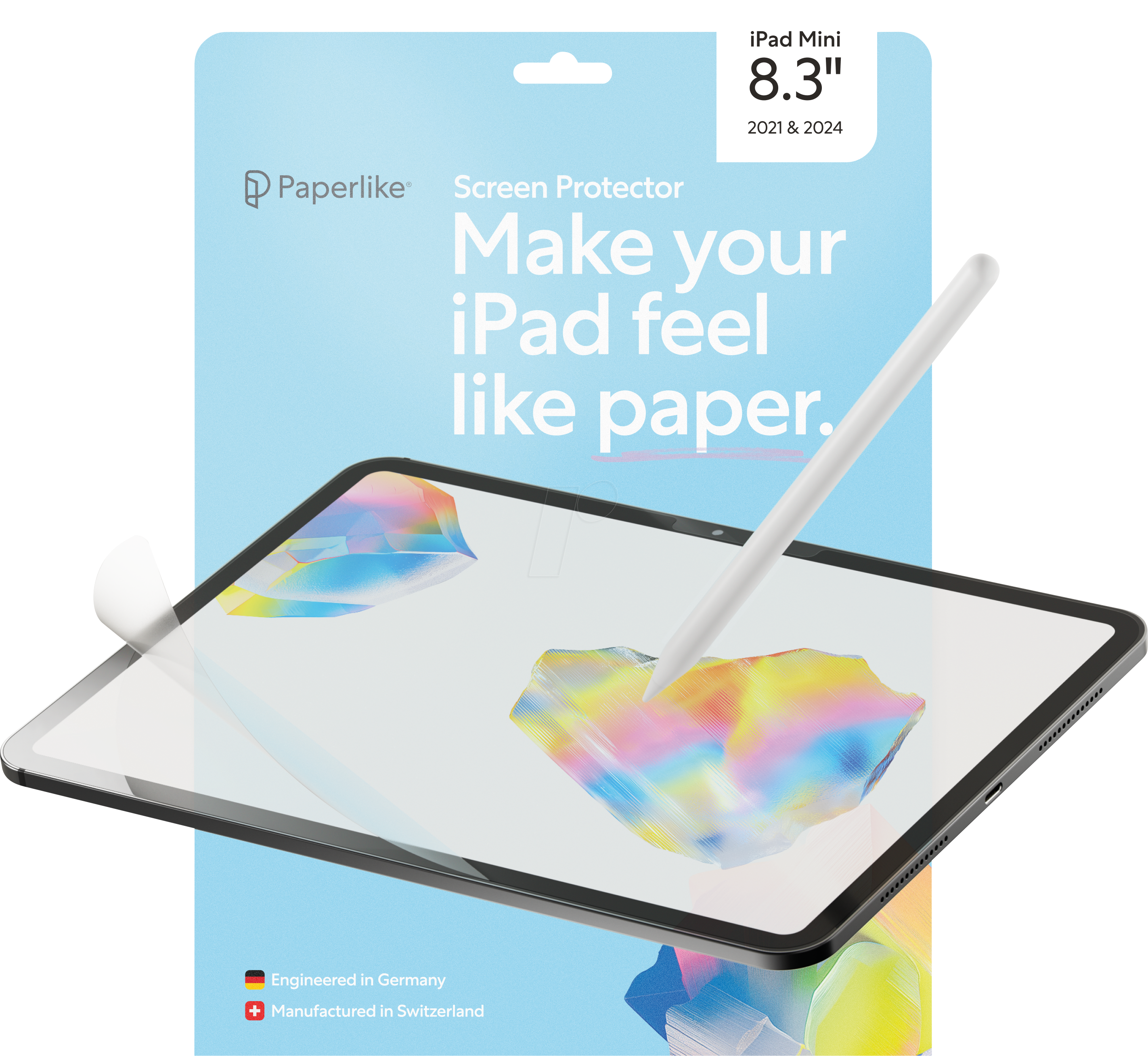 4260470090772 - 30 Display-Schutzfolien für Apple iPad Mini 6 Gen (2021) iPad Mini A17 Pro (2024) 2 St