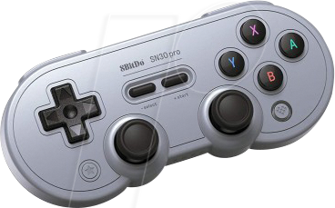 Image of 8BIT SN30 PRO GR - 8BitDo SN30 Pro Bluetooth Controller, grau