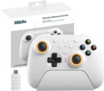 Image of 8BIT ULTIMATE2WL - 8BitDo Ultimate 2 Bluetooth/2,4G Controller mit Dock