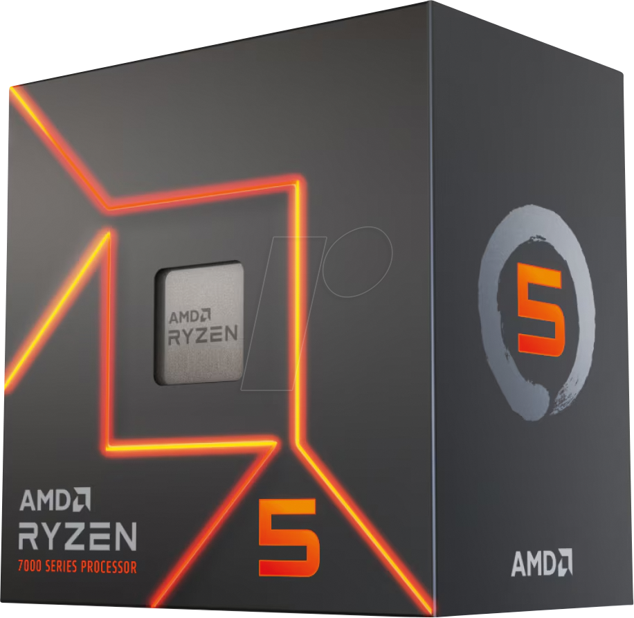 Image of AMD R5-7400 - AMD AM5 Ryzen 5 7400, 6x 3.30GHz, boxed