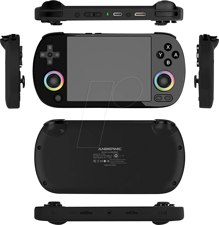 ANB RG40XXH SW - Anbernic RG40XXH, Spielkonsole, 64 GB, schwarz