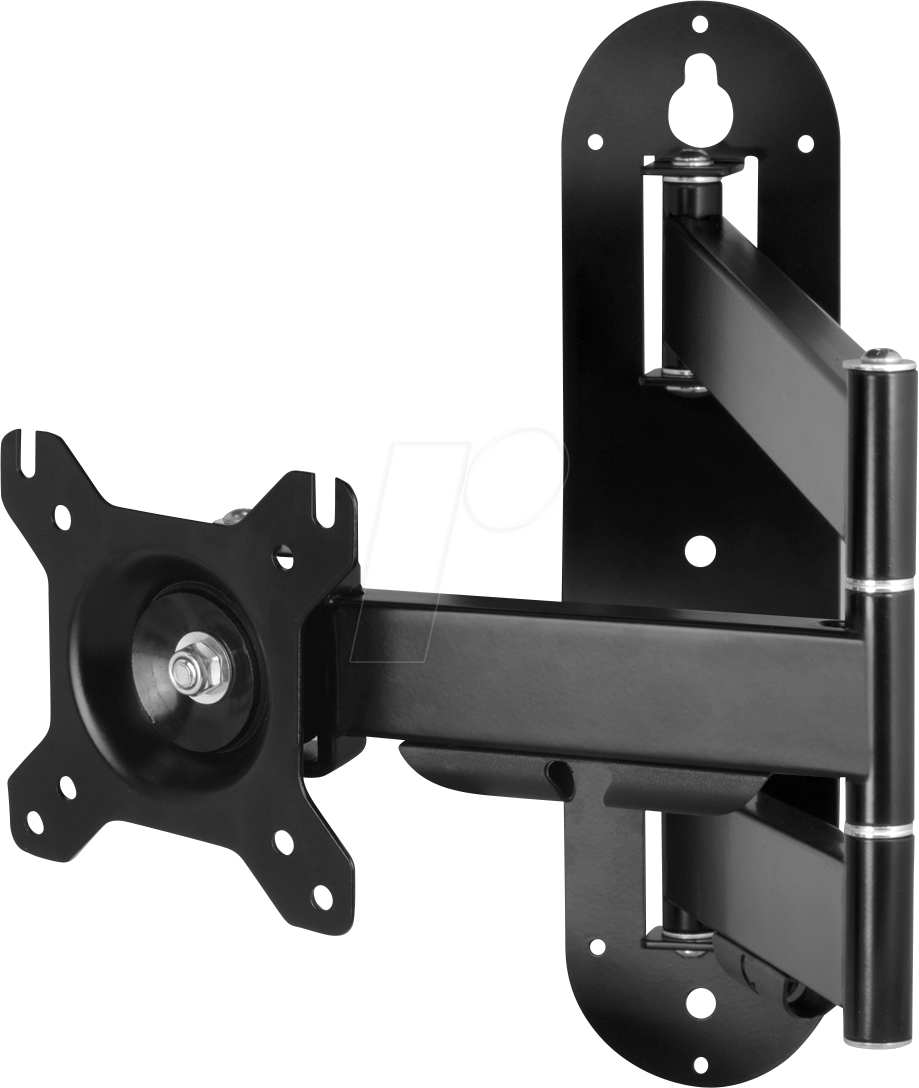 ARCTIC W1C Monitor-Wandhalterung - 13 bis 49 Zoll, 15° Neigung, 360° Rotation, 180° Drehgelenk, Kabelmanagement