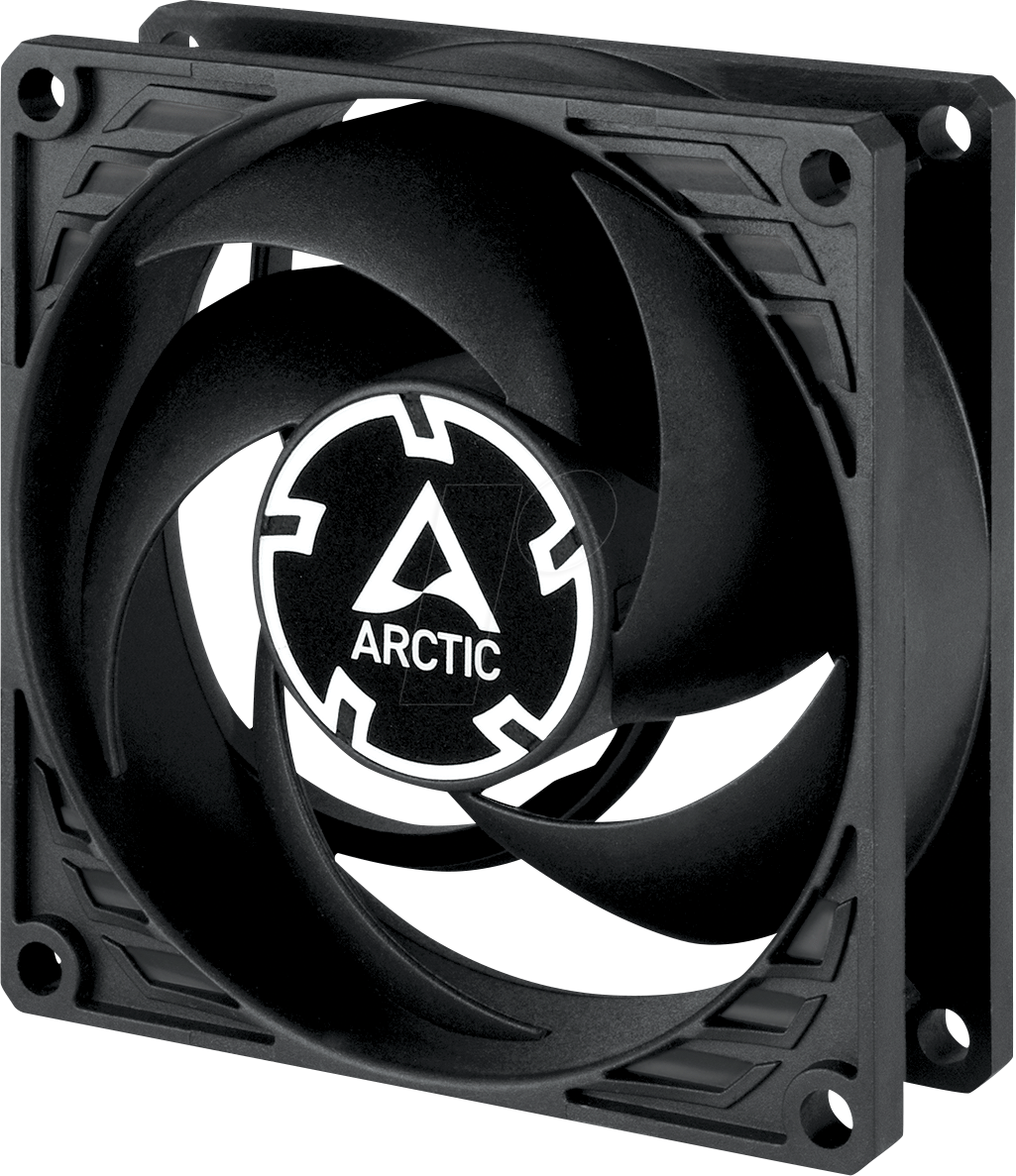 Arctic P8 Max - Gehäuselüfter - 80mm - Schwarz - 26 dBA