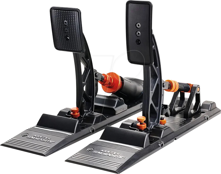 1230000121279 - ASE 010-0010007 - Asetek Forte S Sim Racing Gas- und Bremspedal
