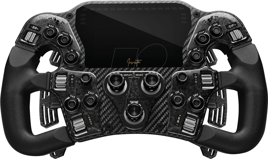 1230000173131 - ASE 032-11112321 - Asetek Invicta Formula Lenkrad - Black on Black Edition